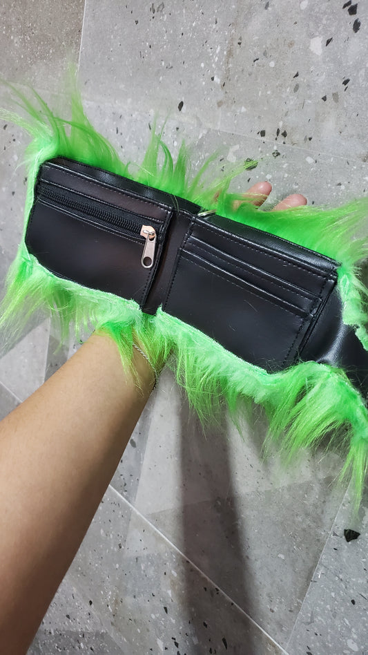 Cartera fluffy monster